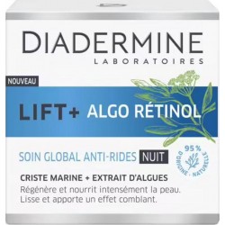 DIADERMINE Soin crème visage nuit anti-rides lift + algo rétinol 50ml
