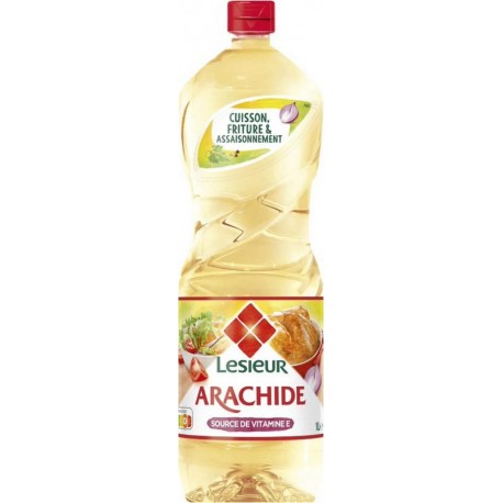 Lesieur Huile d'Arachide 1L (lot de 2)