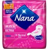 Nana Serviettes Hygiéniques Ultra Normal Plus x14 (lot de 4)