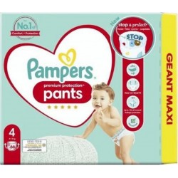 Pampers Culottes Premium Protection Pants Taille 4 x66