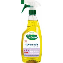 BIOVIE SAVON NOIR BOUTEILLE PISTOLET LAVANDIN 750ML 1CT HUILE ESSENTIELLE DE LAVANDIN LIQUIDE
