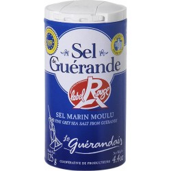 Le Guérandais Label Rouge Sel Marin Moulu 125g (lot de 3)