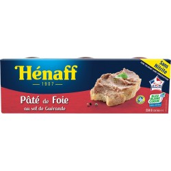 Henaff Pâté de foie 3x78g 234g