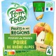 Pom Potes Compotes en gourde pomme-poire s/sucres ajoutés POM'POTES 4 x 90g
