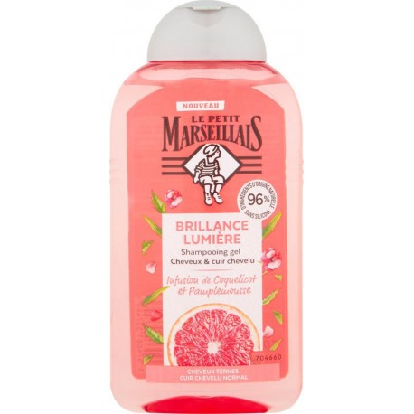 Le Petit Marseillais Shapooing gel Cheveux & cuir chevelu Infusion de Coquelicot et Pamplemousse 250ml