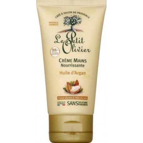LE PETIT OLIVIER Crème mains Nourrissante à l'huile d'argan peaux très sèches 75ml