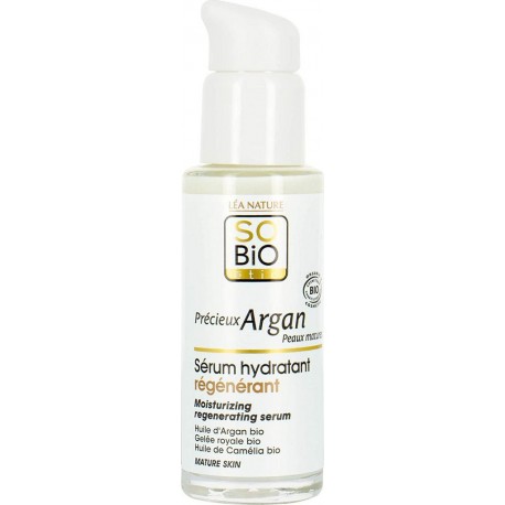 SO’BIO ÉTIC Sérum Hydratant Régénérant Précieux Argan Peaux Matures 30ml
