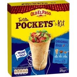 OLD EL PASO Tortilla kit pocket de 375g