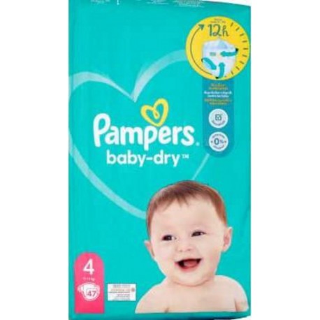 PAMPERS BABY DRY GEANT T4 X47