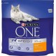 Purina One Croquettes Chat Adulte Poulet 1,5Kg (lot de 6)