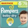 Pampers Couches Baby Dry Taille 6 x78