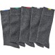 Dim Eco Mi Chaussettes Gris Taille 39 à 42 (lot de 5 paires)