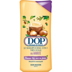 DOP Le Shampooing 2 en 1 Très Doux au Karité Sans Silicone 400ml (lot de 4)