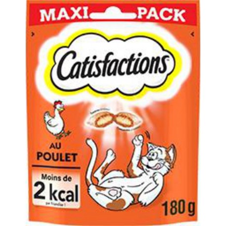 Catisfactions MAXI Friandises au poulet pour chat et chaton 180G