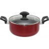 Actuel Faitout rouge + couvercle 24cm