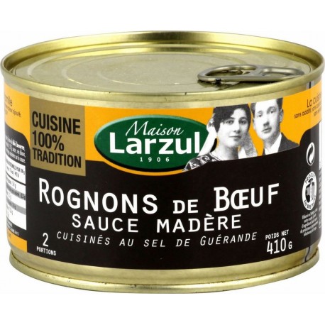 LARZUL Rognons de bœuf sauce Madère 410g
