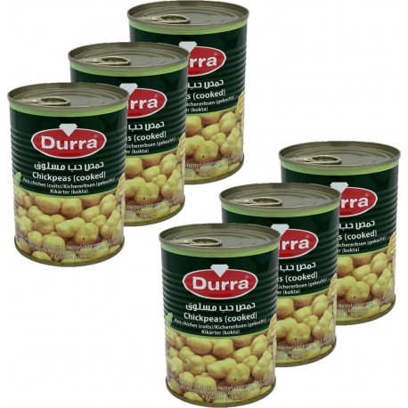 Durra Pois Chiche les 6 boîtes de 0.4Kg