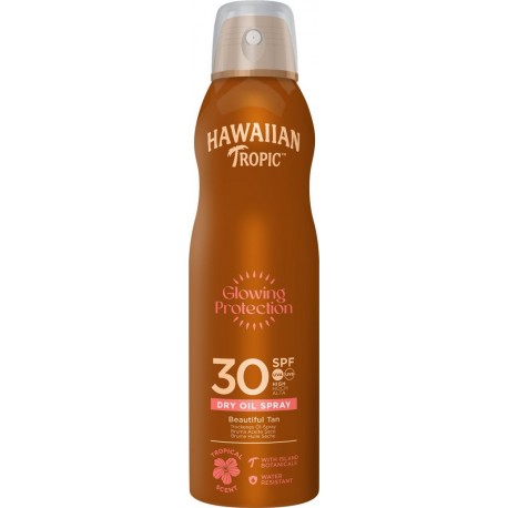 HAWAIIAN TROPIC Brume solaire Cible Corps Spf 30 Hydratant Parfum Tropical Coco & Mangue 180ml