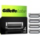 GILLETTE Lames de rasoir Labs Exfoliantes 4 recharges de lames