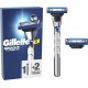GILLETTE Rasoir MACH 3 Turbo Pour Homme 3 Lames le rasoir + 2 recharges
