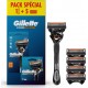 GILLETTE Coffret Rasoir et Lames Pour Homme Proglide 5 Produits le rasoir et 4 recharges de lames