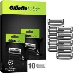 GILLETTE Lames de rasoir Pour Homme Labs lot de 10 gilettes