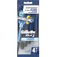 GILLETTE Rasoirs Jetables Blue 3 Smooth 4 rasoirs