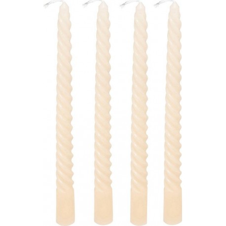 Atmosphera 4 Bougie-bâtons Twist Many Ivoire 180g