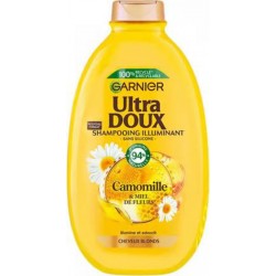 Garnier Ultra Doux Shampooing Illuminant Camomille et Miel de Fleurs 600ml
