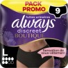 ALWAYS Culottes fuites urinaires TailleL Noir Discreet Boutique x9