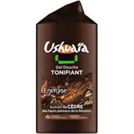 USHUAIA Gel Douche Homme Cèdre Tonifiant 280ml