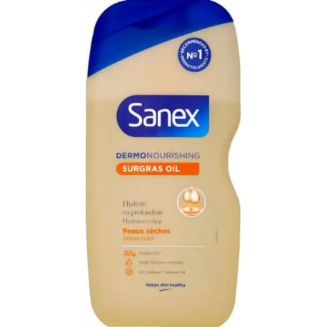 SANEX DERMO NOURISHING HUILE DE DOUCHE HUILE HYDRATANT ET NOURRISSANT 400ML 1CT