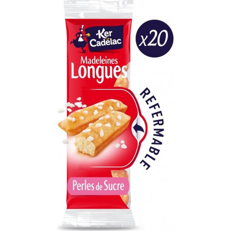 KER CADELAC Madeleines Longues Perles de Sucre