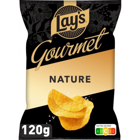 LAY'S Chips Gourmet Saveur Nature 120g