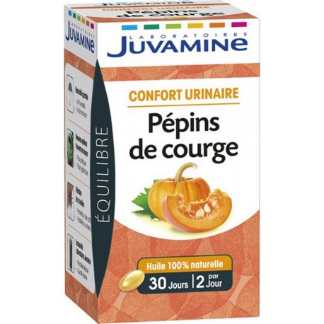 Juvamine Équilibre Confort Urinaire Pépins de Courge (lot de 2)