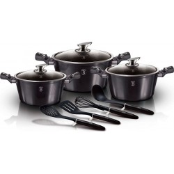 BERLINGER HAUS Batterie de cuisine Carbon Pro Induction 10 Pcs Aluminium