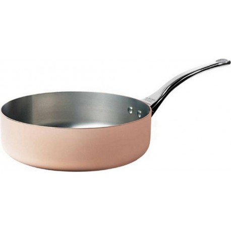 DE BUYER Sauteuse Sauteuse droite en cuivre/inox 16cm