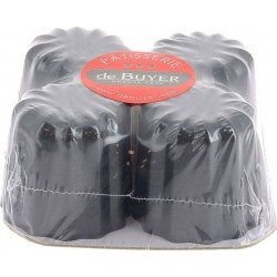 DE BUYER Moule à cannelé a cannelés x4 4718.05