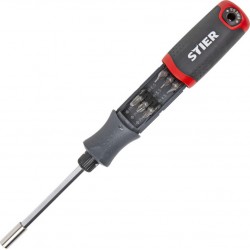 STIER Tournevis&nbsp; avec magasin d&apos embouts, 13&nbsp;pièces 904566