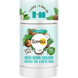 LOVEA Déo-Soin Solide Huile de Coco Bio 50g
