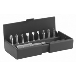 Facom Jeu de 9 embouts de vissage Haute performance Phillips, Pozidriv + porte embouts AME.B3