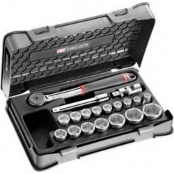 Facom Coffret douilles 1/2 6 pans métriques - 19 pièces