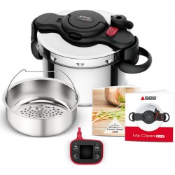 SEB Autocuiseur Clipso Minut Now+ 6L P4900750